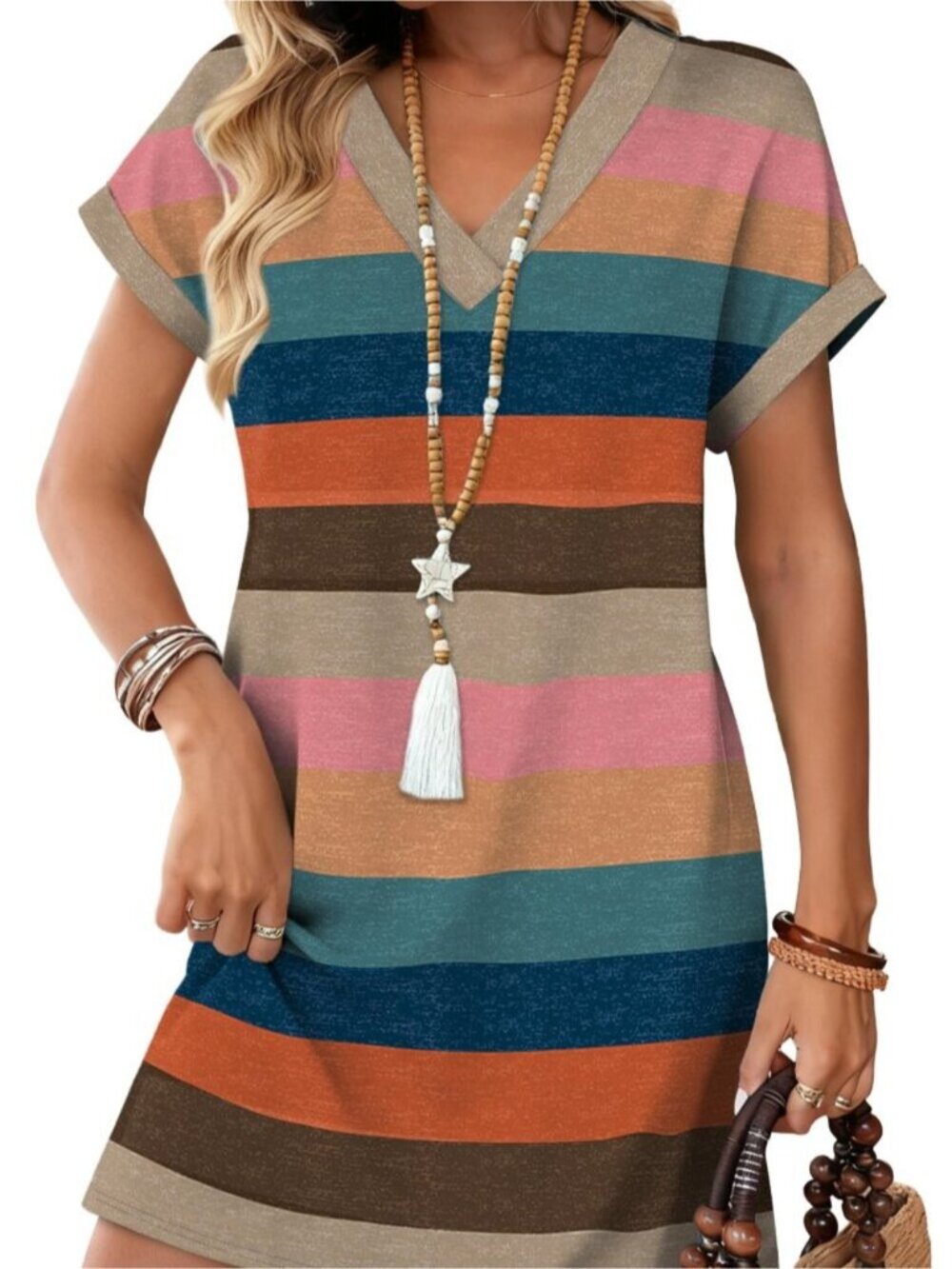 Casual T-Shirt Dress | Summer Beach Wedding Guest
